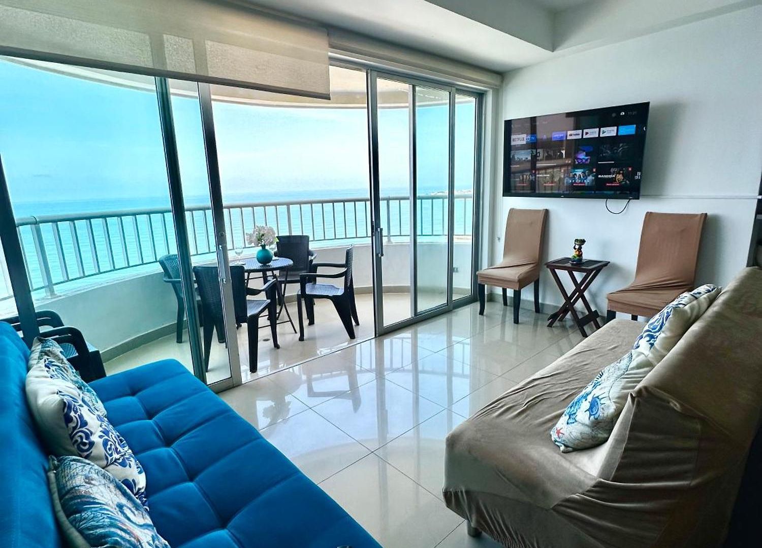 Con Vista Al Mar Piso 19 Bocagrande Cartagena