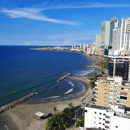 Apartment Con Vista Al Mar Piso 19 Bocagrande Cartagena