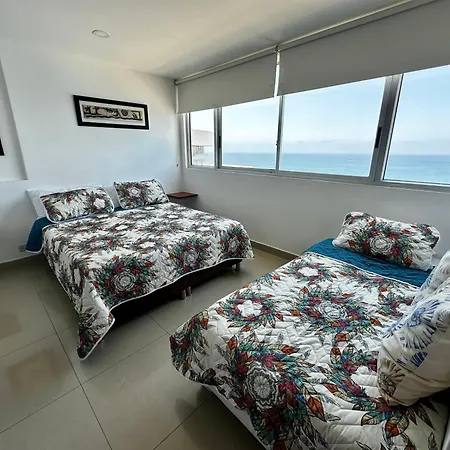 Con Vista Al Mar Piso 19 Bocagrande Apartment