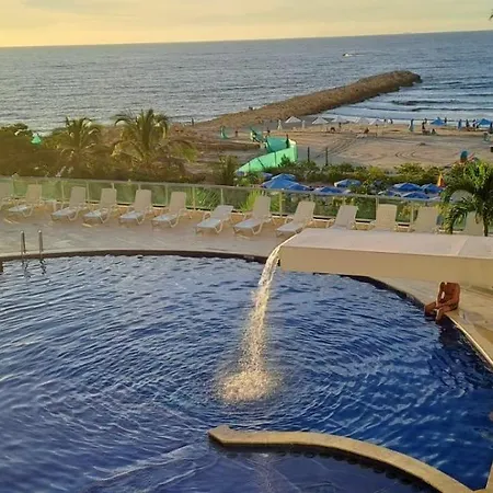Con Vista Al Mar Piso 19 Bocagrande Apartment *