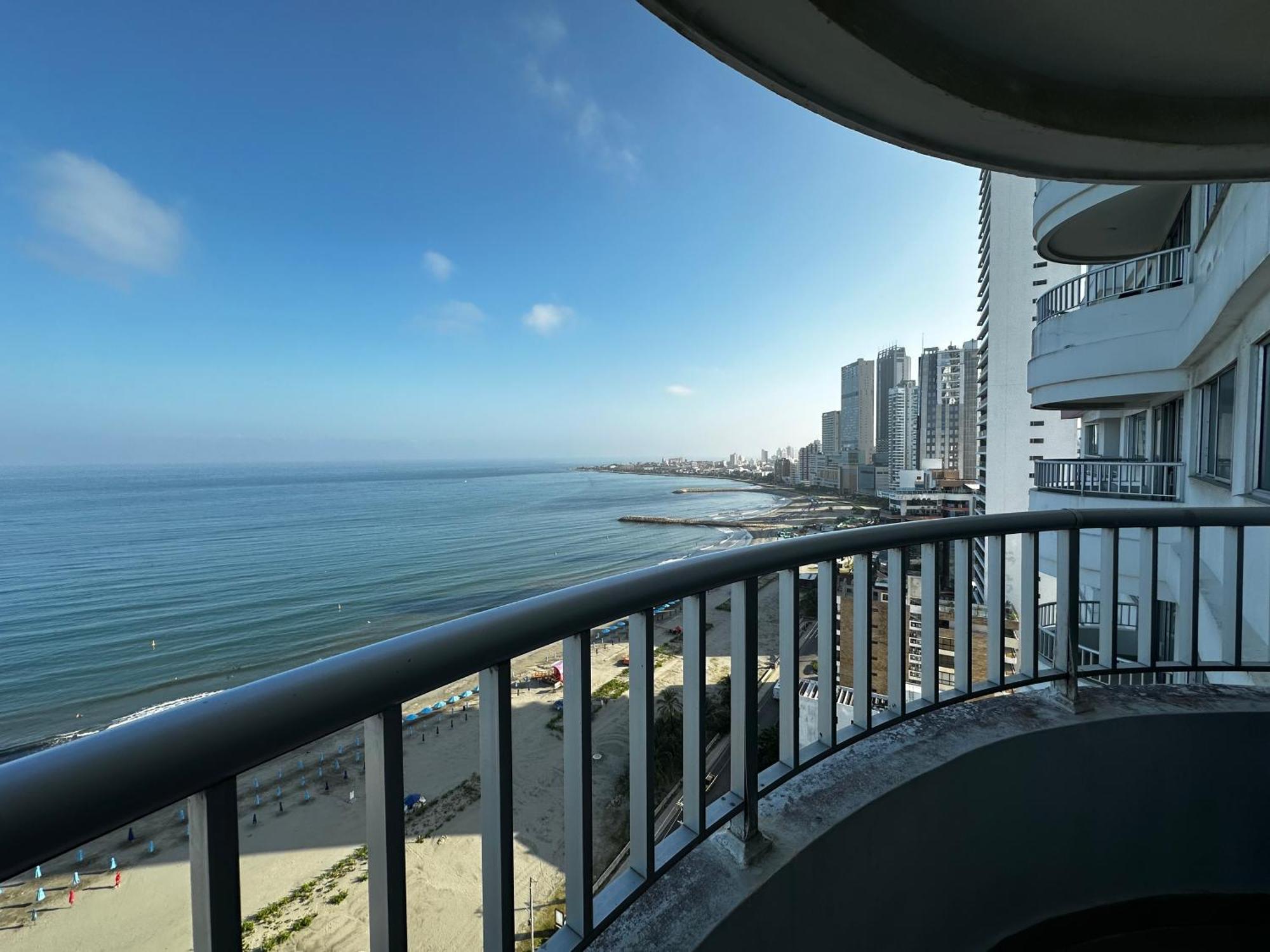 Con Vista Al Mar Piso 19 Bocagrande Apartamento