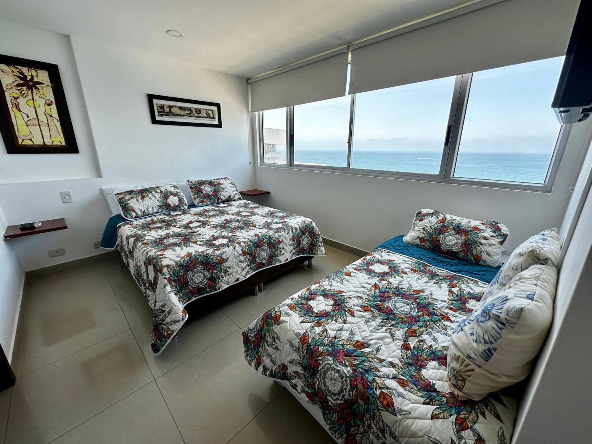 Con Vista Al Mar Piso 19 Bocagrande Apartamento