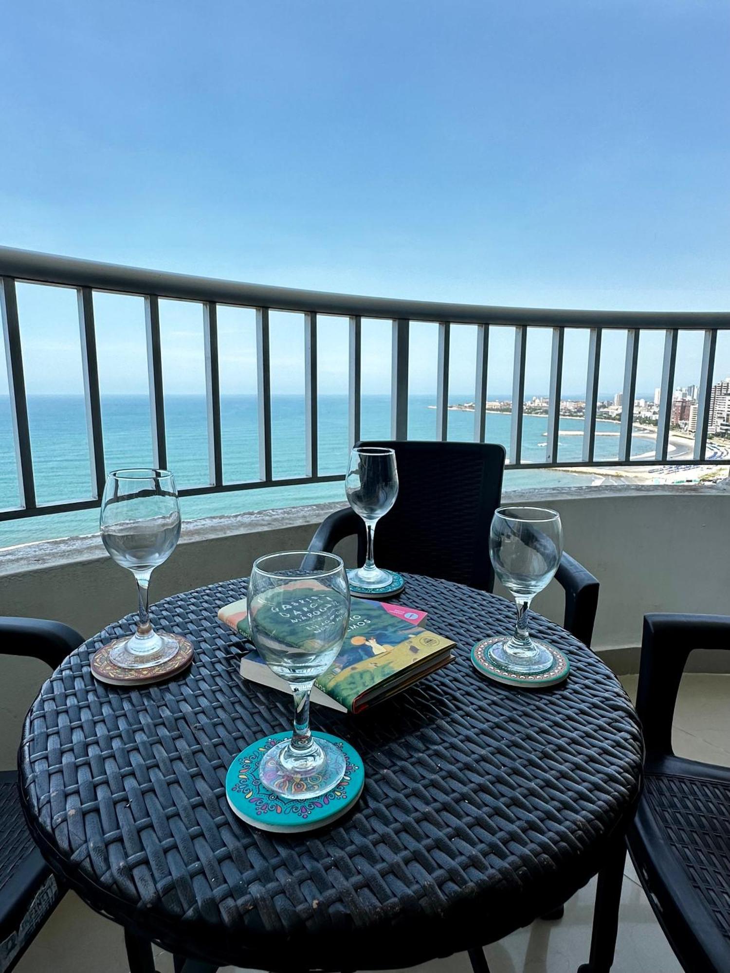 Con Vista Al Mar Piso 19 Bocagrande Apartamento *